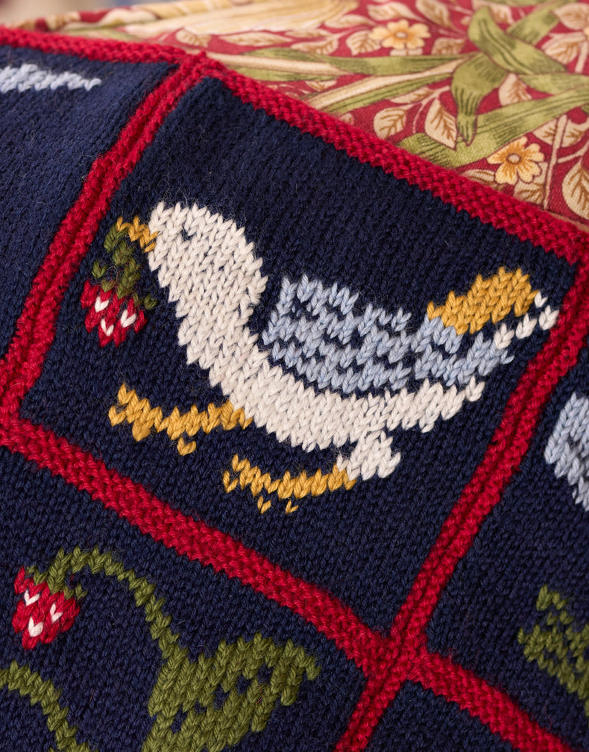 Strawberry Thief Blanket Yarn & Pattern Knitting Kit, West Yorkshire Spinners