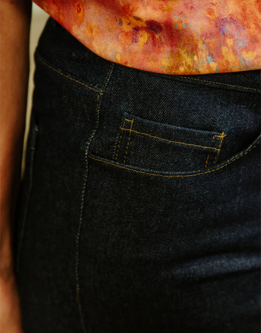 Worn Jeans Paper Sewing Pattern, Maison Fauve