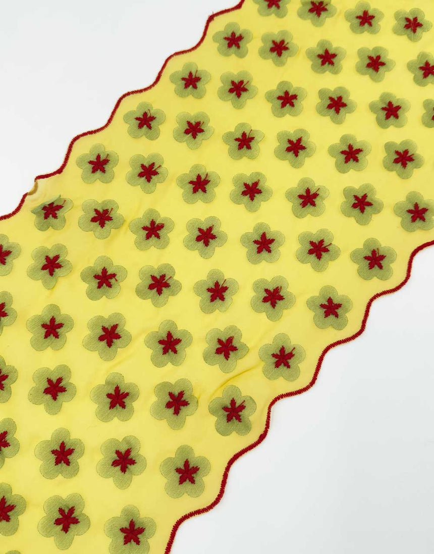 Silk Flower Trim by Albert Guegain