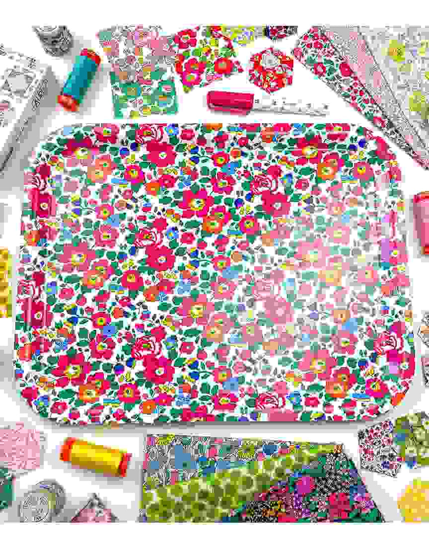 Large Tray in Liberty Betsy Pink
