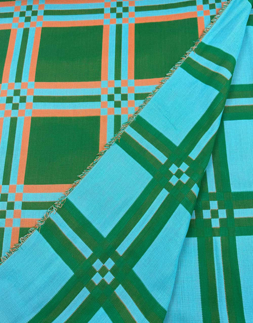 Tennis Encounter Triple Gauze Cotton Fabric, Narrative by Anna Maria