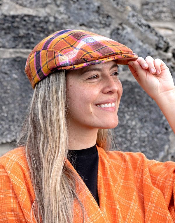 Chevron Plaid Toffee Highlands Flannel Double Brushed Cotton Fabric