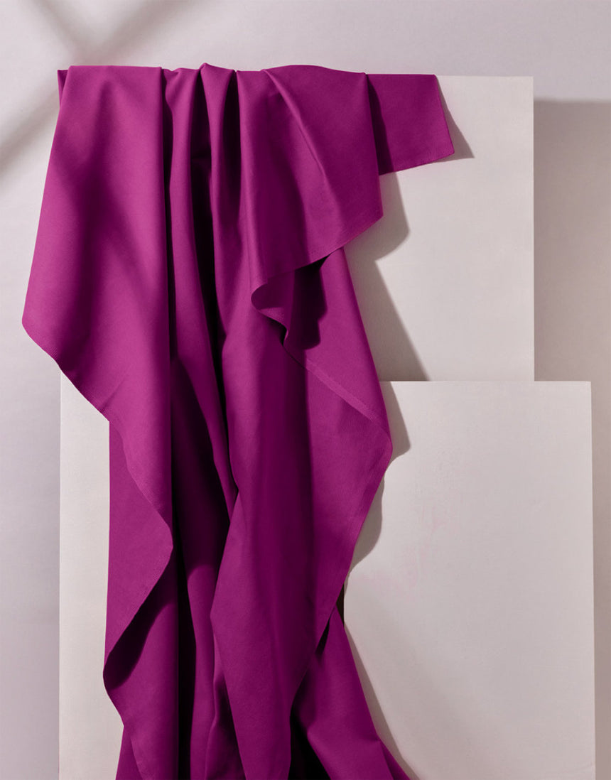 Dahlia Cotton Gabardine Twill Fabric, Atelier Brunette