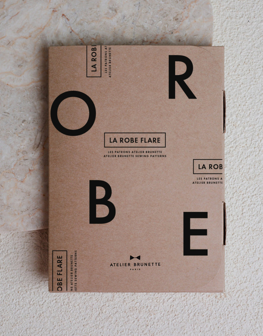 La Robe Flare Dress Sewing Pattern, Atelier Brunette