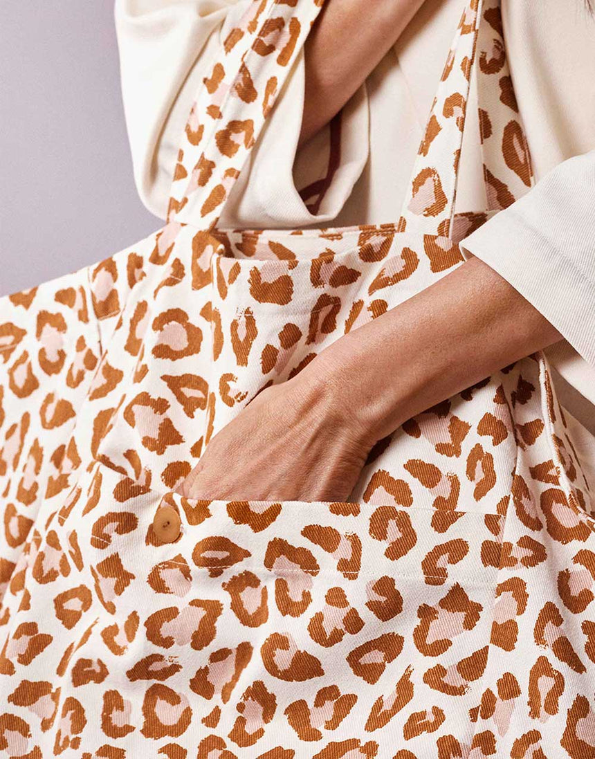 Sac de Plage – XXL Beach Bag Sewing Kit in Hypnotic Blue