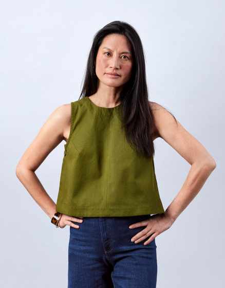 Le Top Sleeveless Sewing Pattern, Atelier Brunette