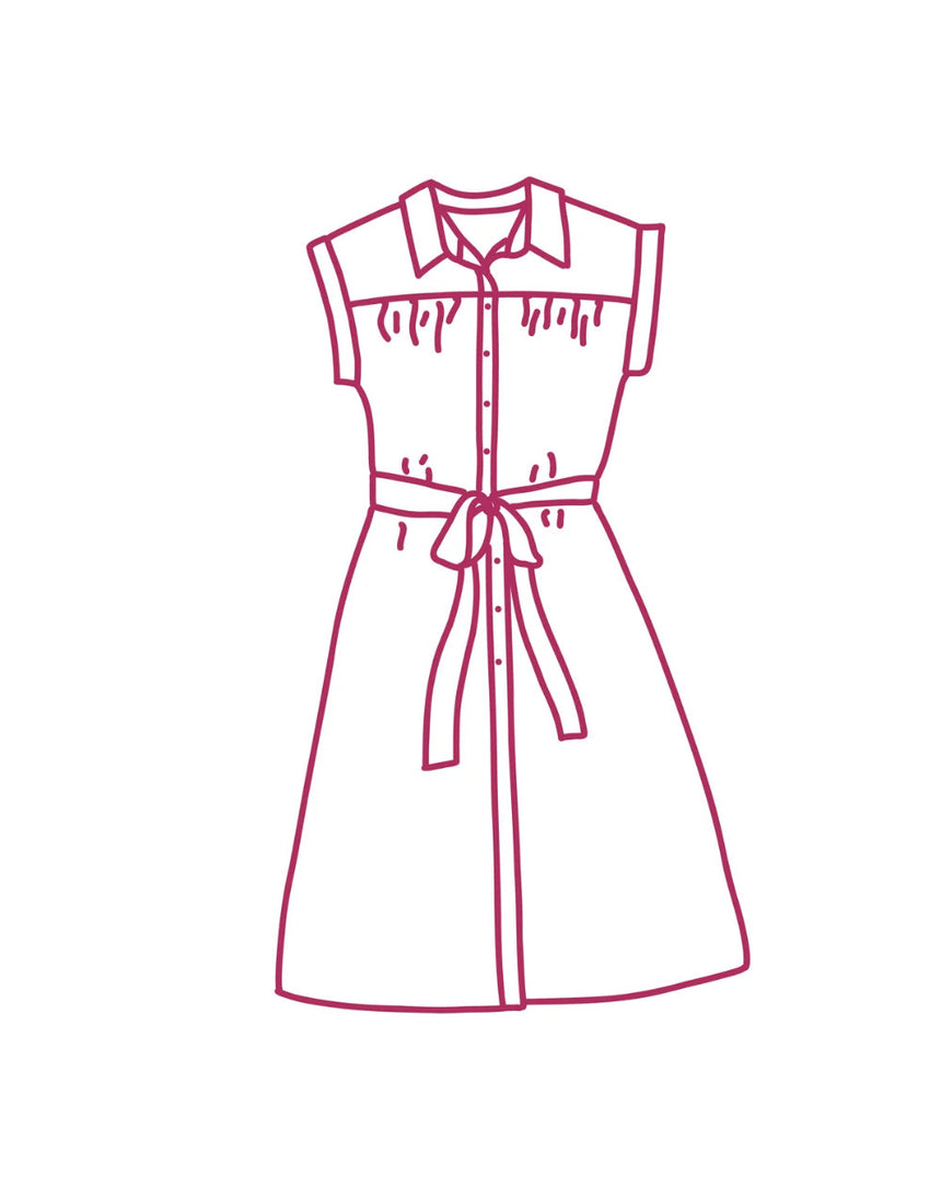 Ava Dress Sewing Pattern, Atelier Jupe
