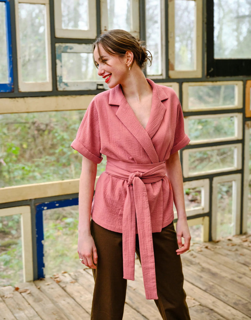 Florence Wrap Dress Sewing Pattern, Atelier Jupe