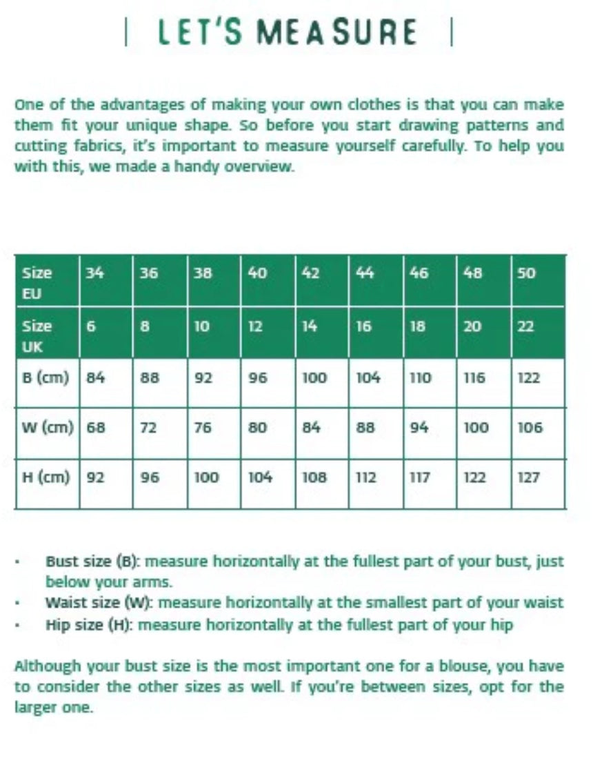 Zoey Blouse Sewing Pattern, Atelier Jupe