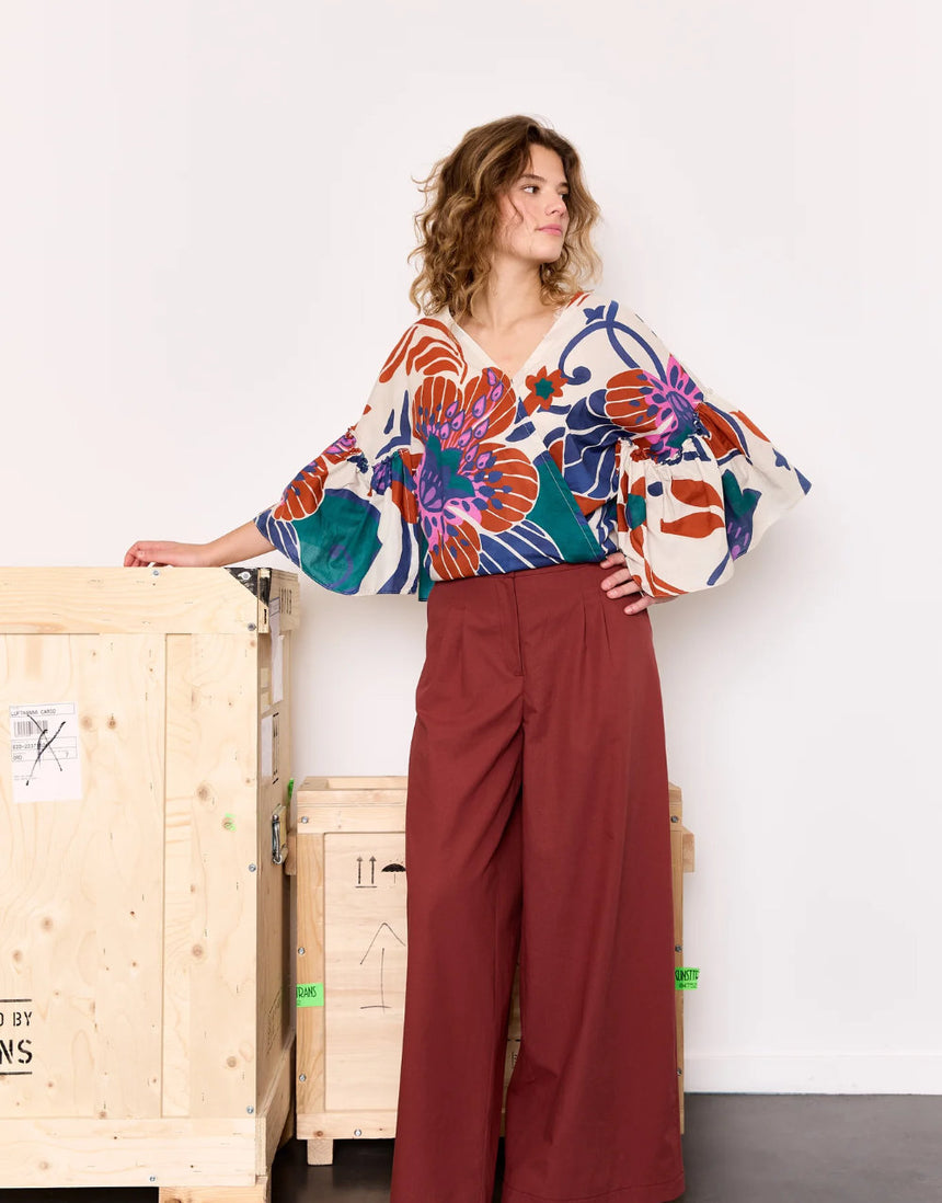 Trixie Blouse Sewing Pattern, Atelier Jupe