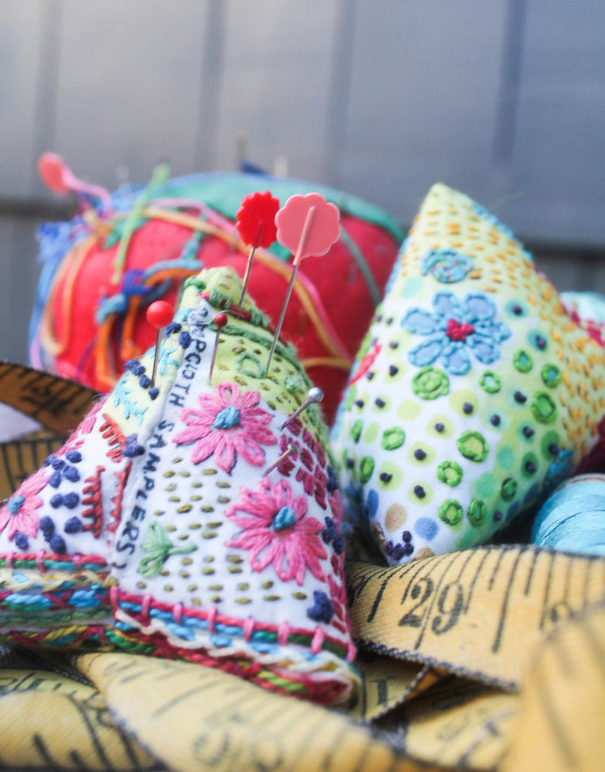 Pincushion Embroidery Sampler Kit by Dropcloth