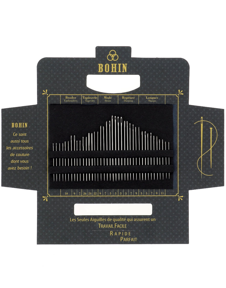 Bohin Benjamin's Travels Assorted 40 Sewing Needles Book