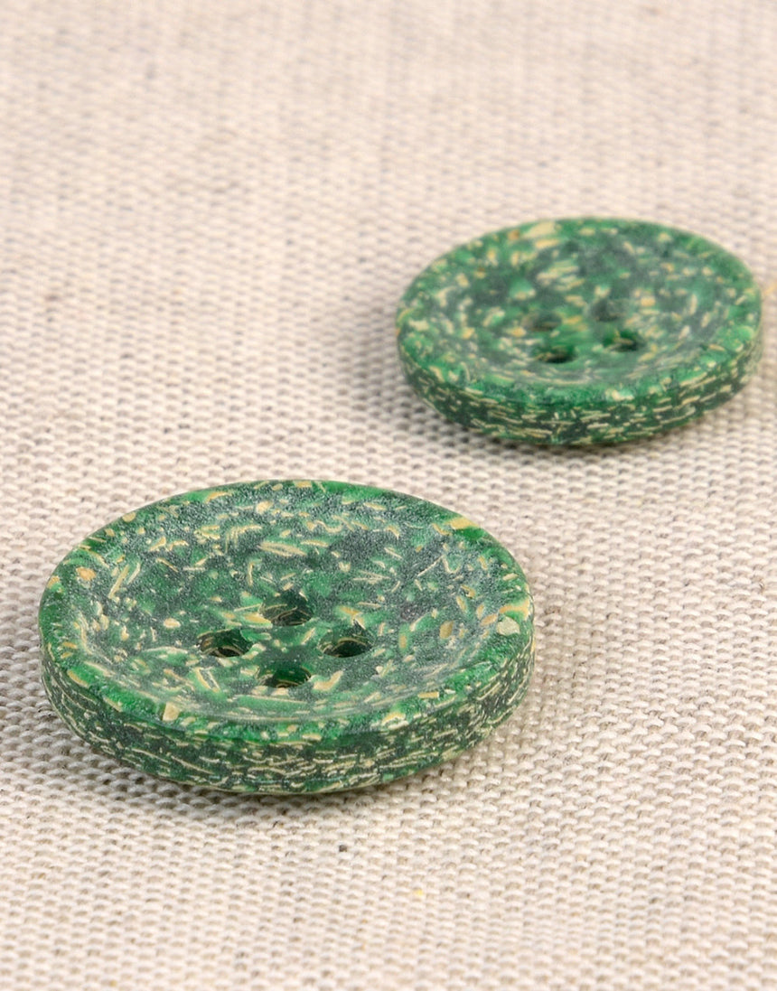 Natural Rice Husk Buttons, 20mm