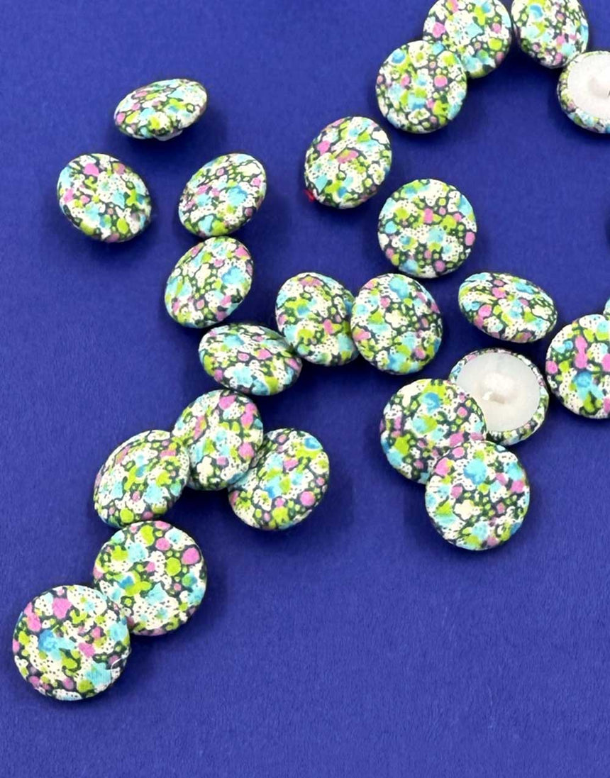 Liberty Fabrics Shank Buttons x 1 Button, 15mm, Pepper