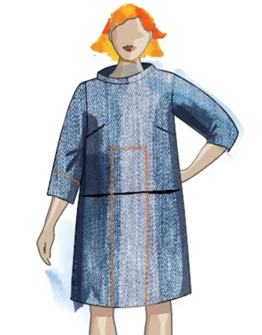 Cassatt Dress Paper Sewing Pattern, Sew Different