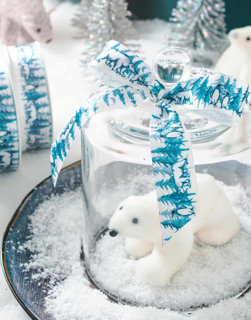 Not specified Ribbon & Trimming Snow Globe Christmas Ribbon, 25mm 5024264188286 5024264188286