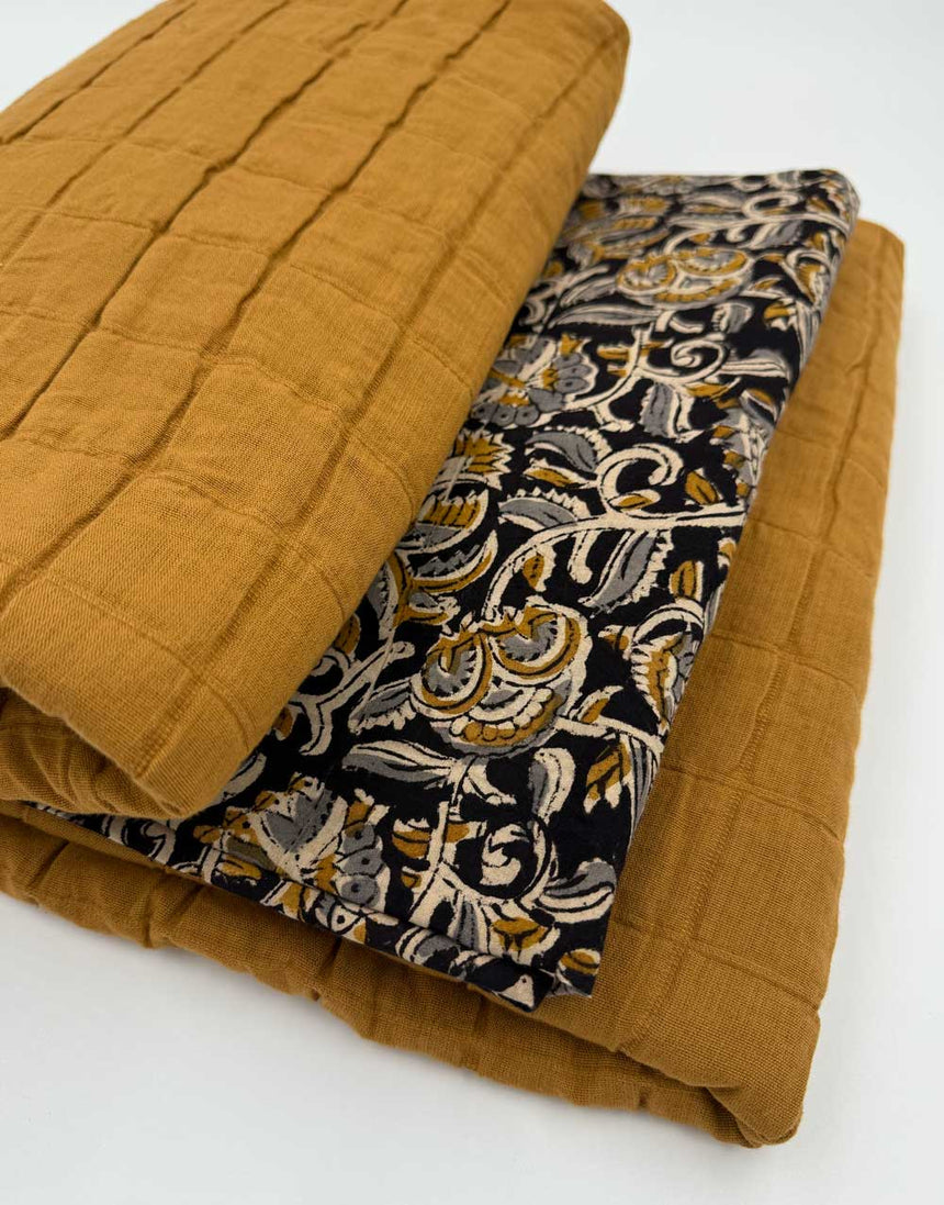 Clothkits® Reversible Boxy Jacket Kit – Quilted Cotton Jacquard & Bagru Block Print