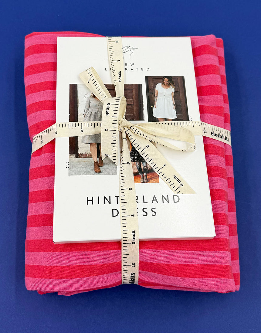 Striped Hinterland Dress Complete Dressmaking Kit, Sew Liberated