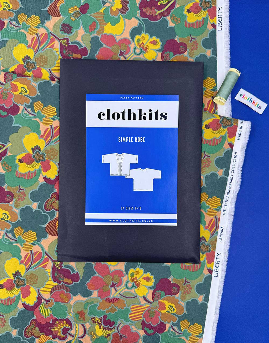 Clothkits® Simple Robe Kit in Liberty Lantana Prospect Flower