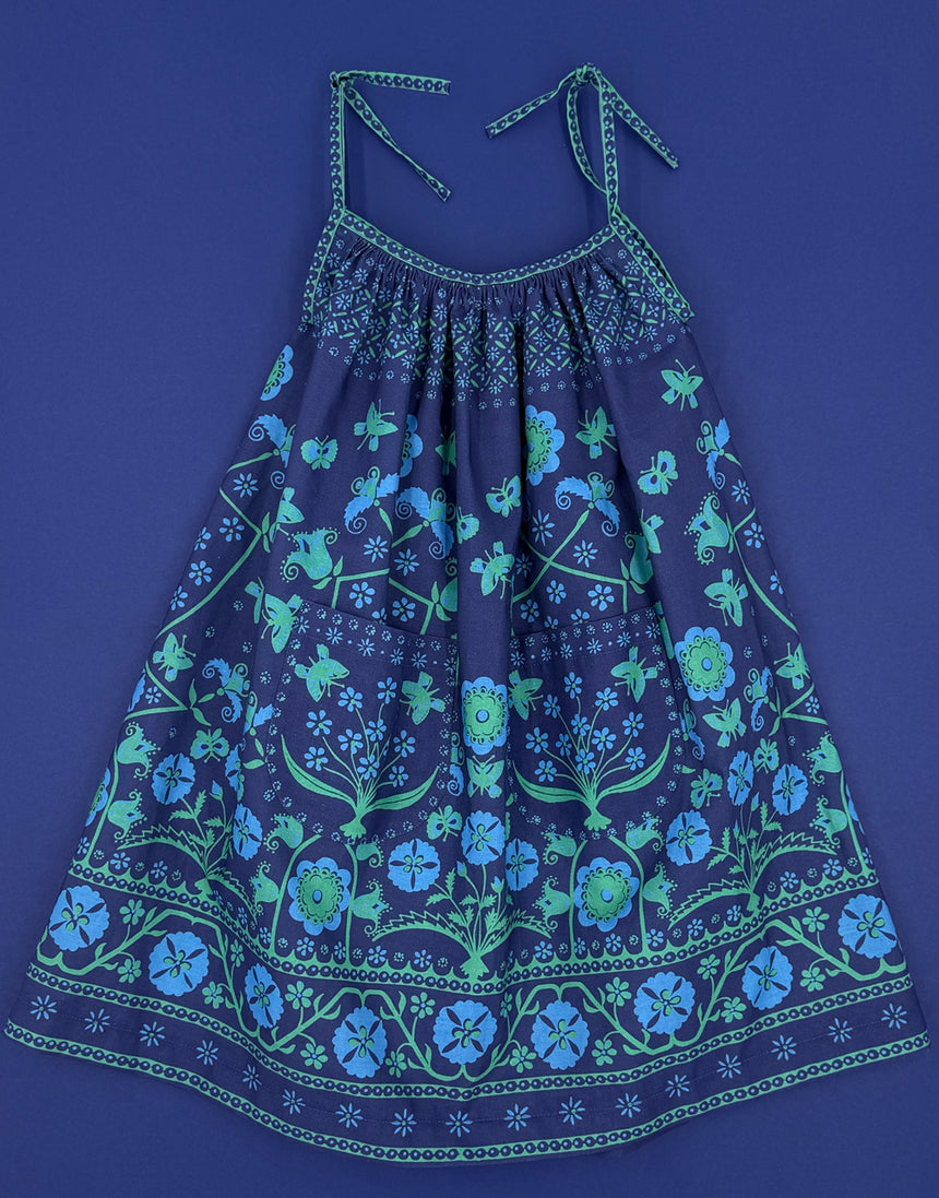 Hand Smocked Anna Sundress, Clothkits® Kit 584 Dressmaking Kit, Ages 1-4