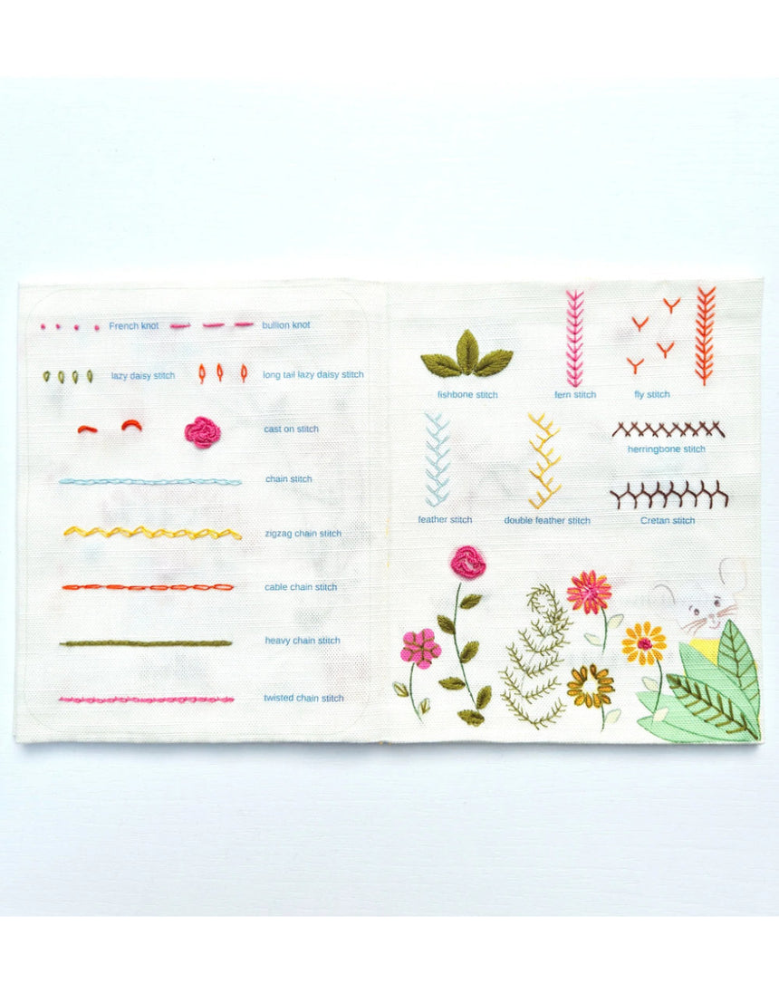 Mouse Embroidery Sampler Book, Corinne Lapierre