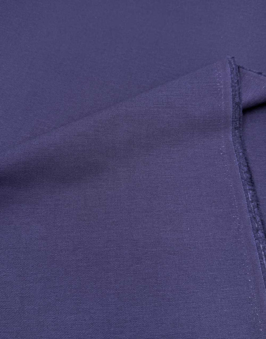 Dark Purple Blue Cotton Canvas Fabric