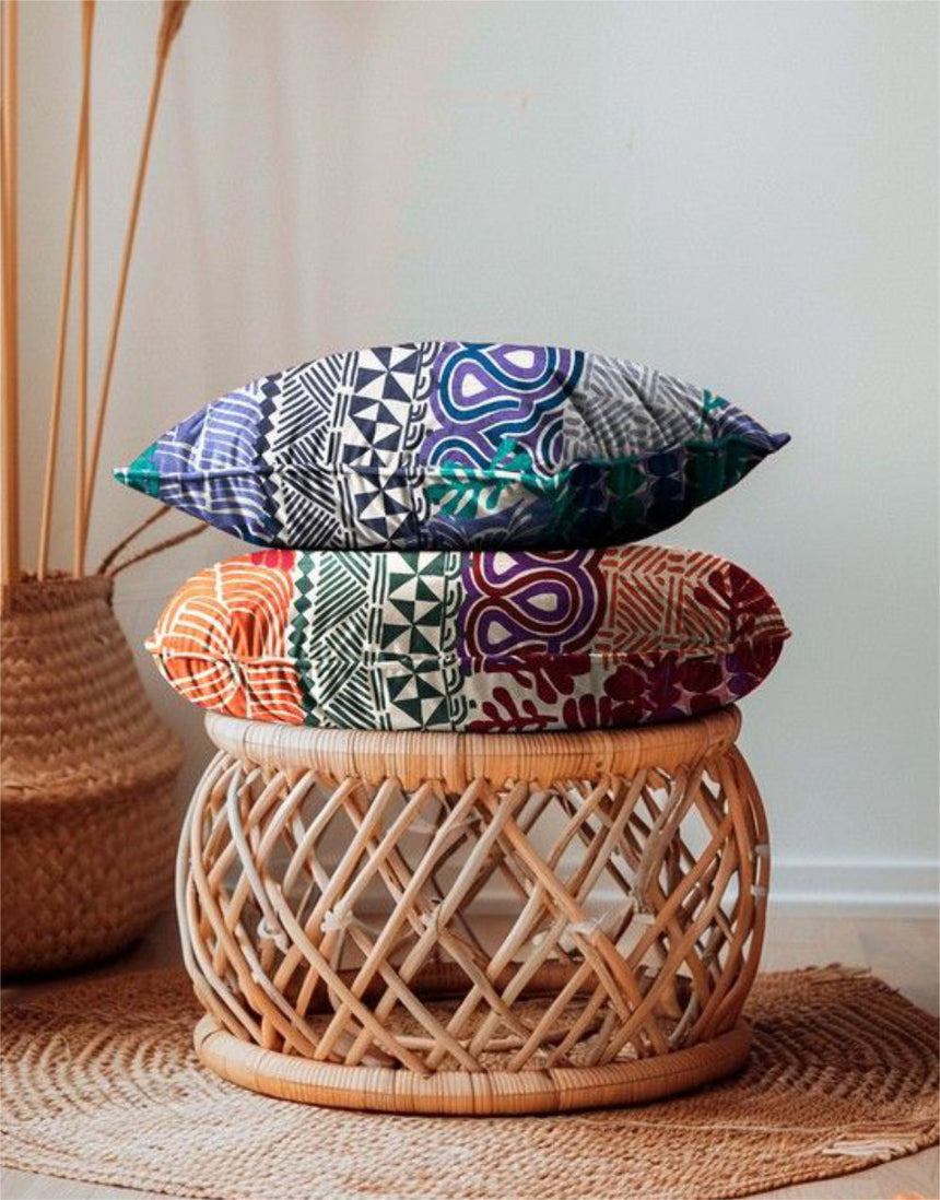 Indigo Ritual Cotton Canvas Fabric