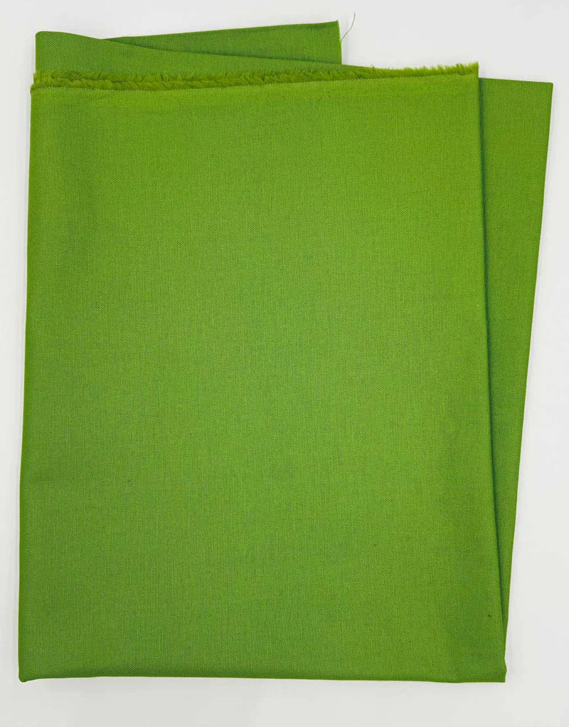 Remnant 1.25m -Lime Green Cotton Canvas Fabric