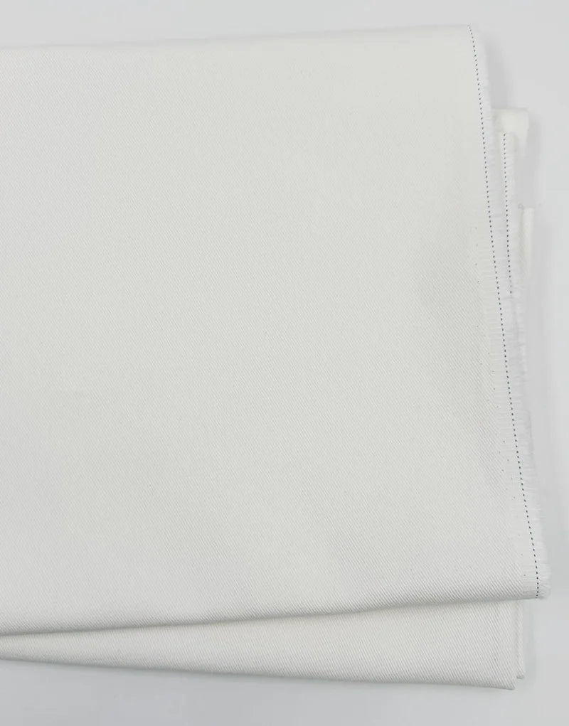 Remnant 1m - Studio Denim Collection - 12oz White