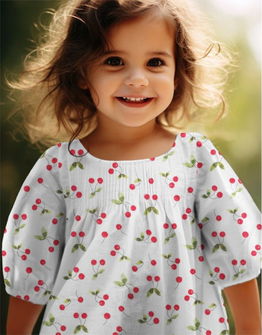 Cherry Cotton Double Gauze Fabric