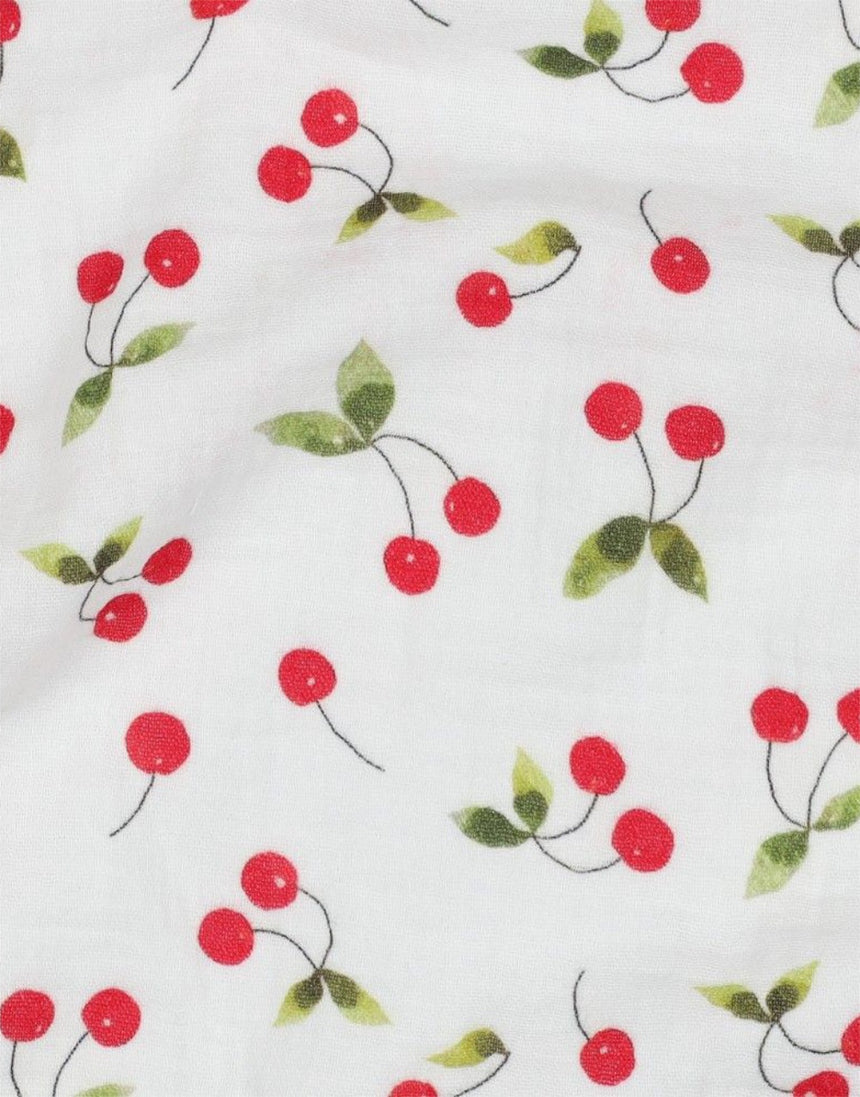 Cherry Cotton Double Gauze Fabric