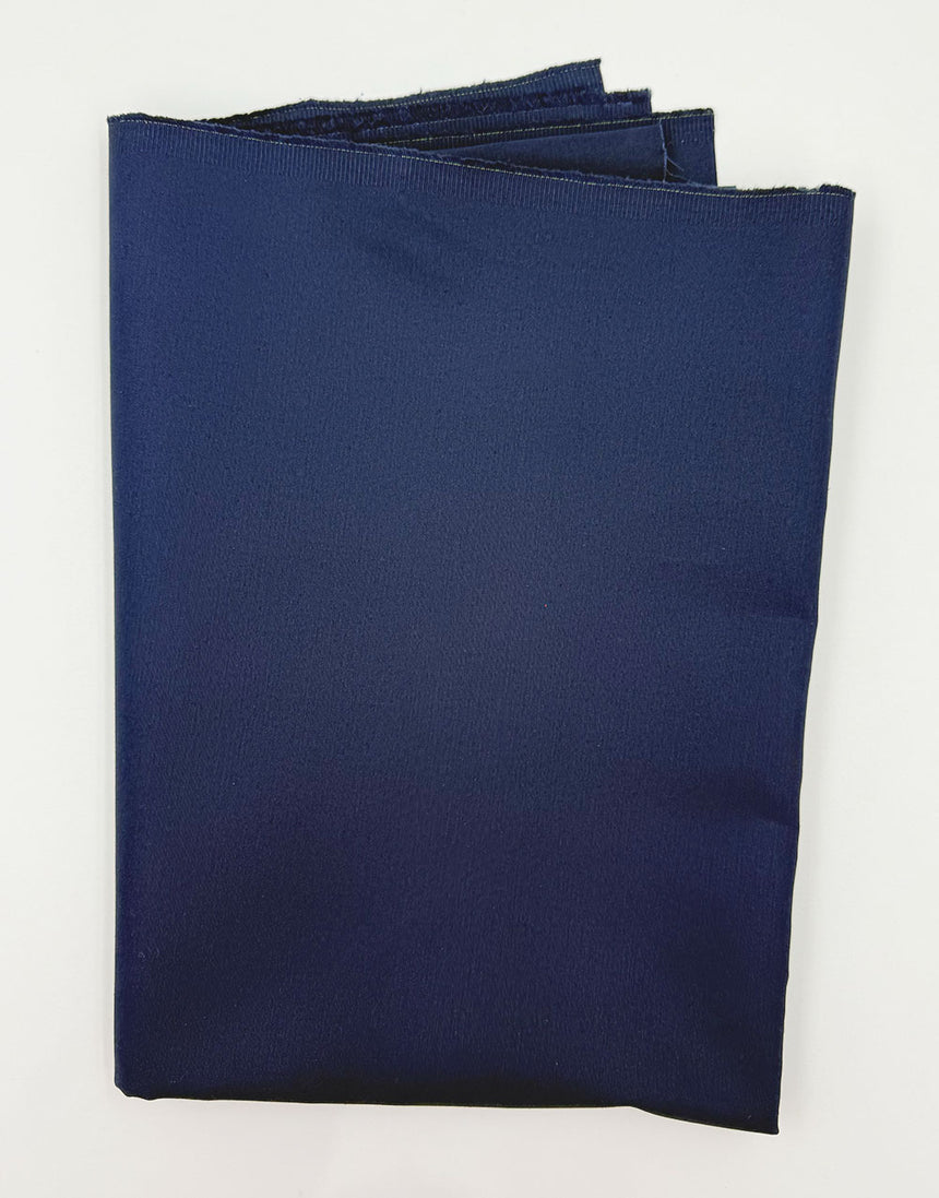 Dark Navy Blue Cotton Drill Fabric