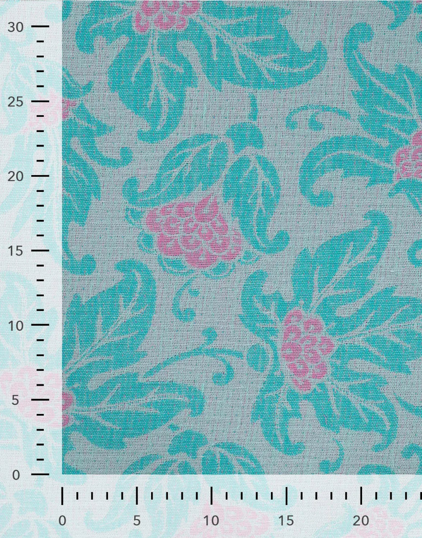 Curacao Breeze Cotton Hammam Jacquard Reversible Fabric