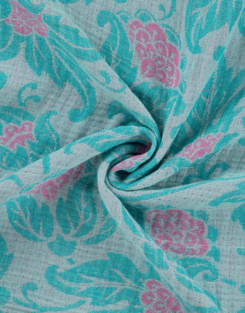 Curacao Breeze Cotton Hammam Jacquard Reversible Fabric