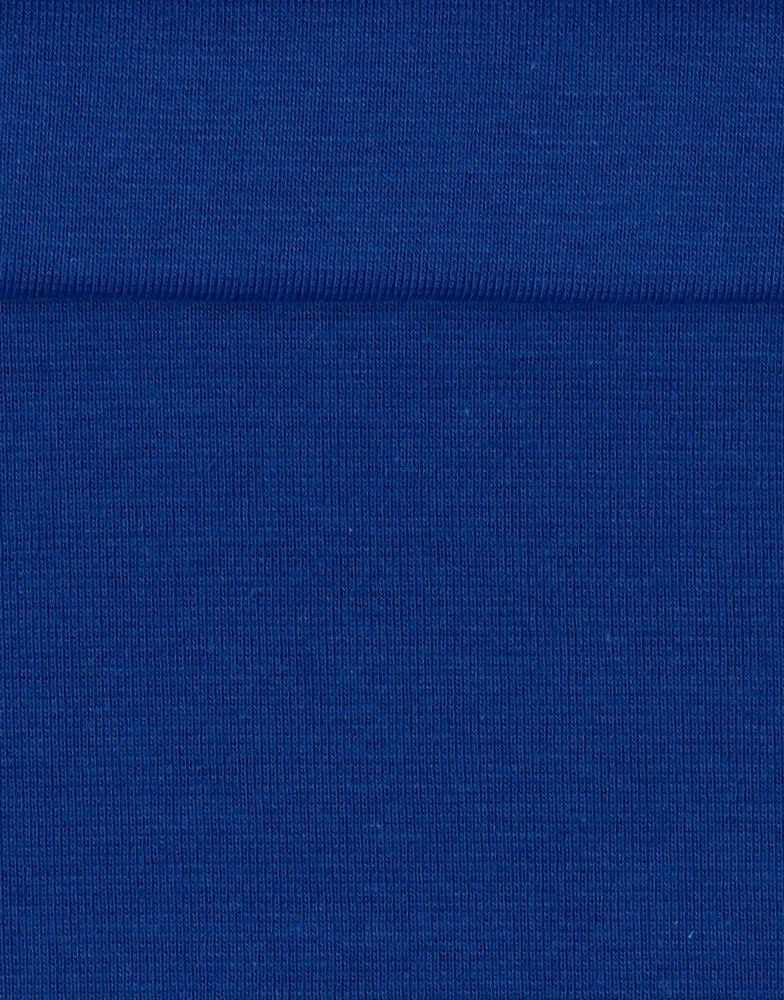 Cobalt Blue Organic Tubular Rib Knit