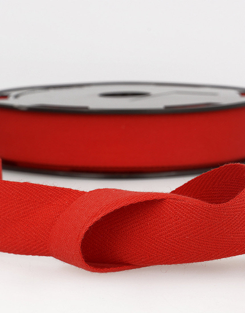 25mm Coloured Cotton Twill Tape