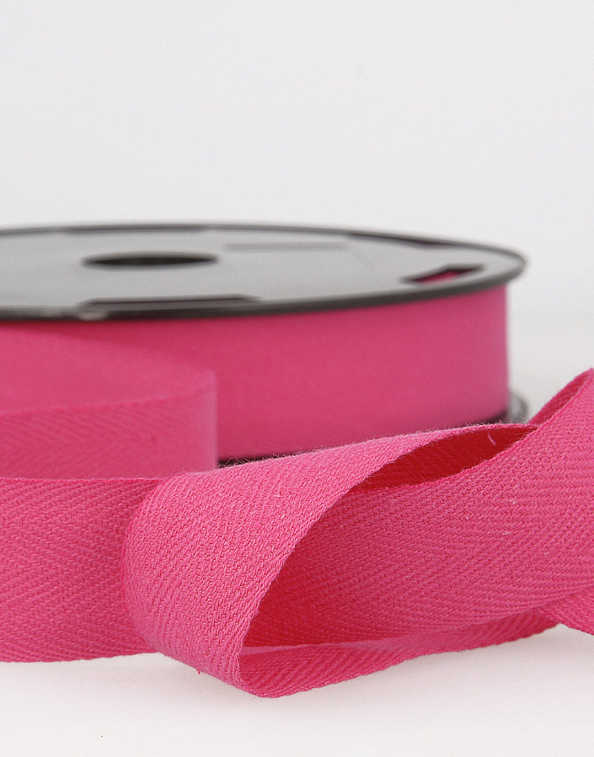 25mm Coloured Cotton Twill Tape