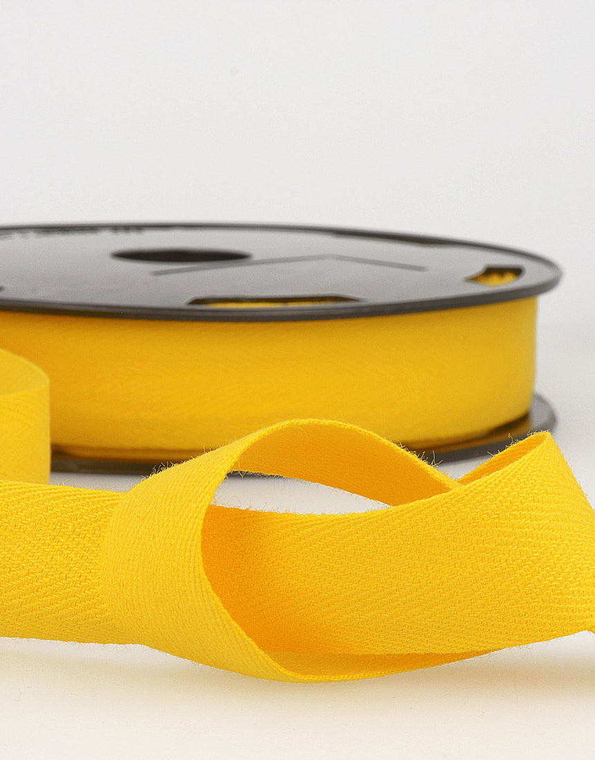 25mm Coloured Cotton Twill Tape