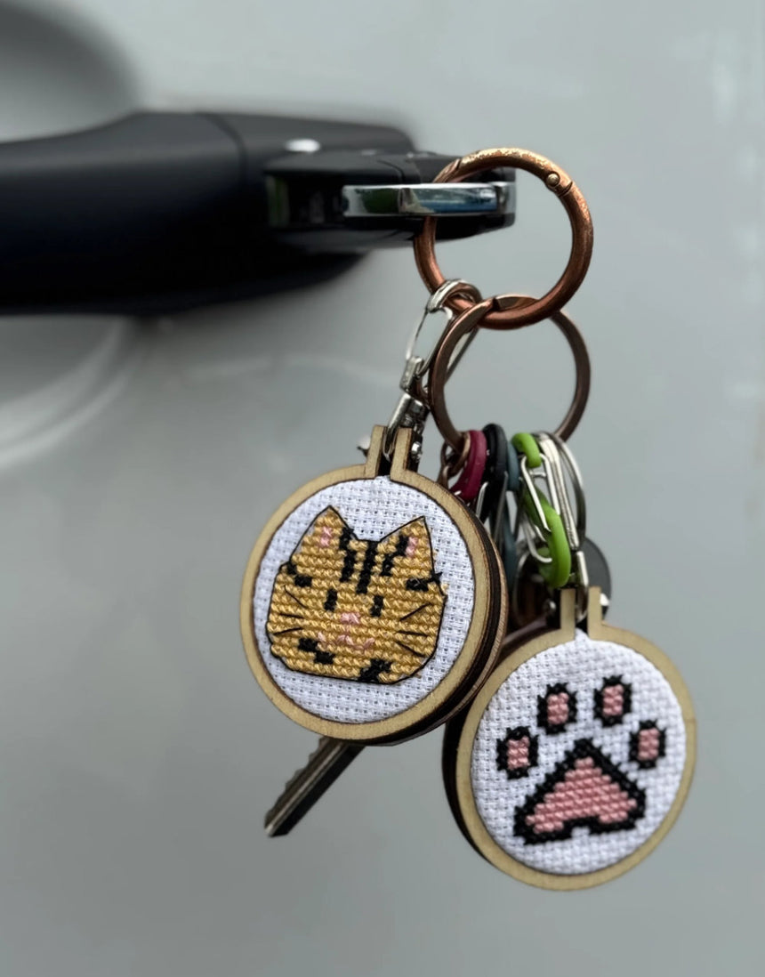 For Fox Sake! Mini Matchbox Cross Stitch Kit, Crafty Kit Company