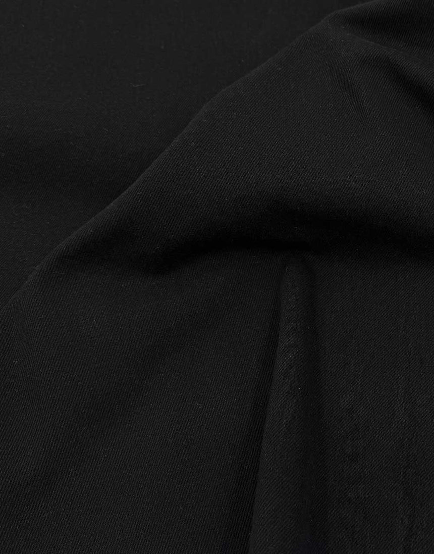 Remnant 1m - Foundry Denim Collection - Ink Black Washed Denim