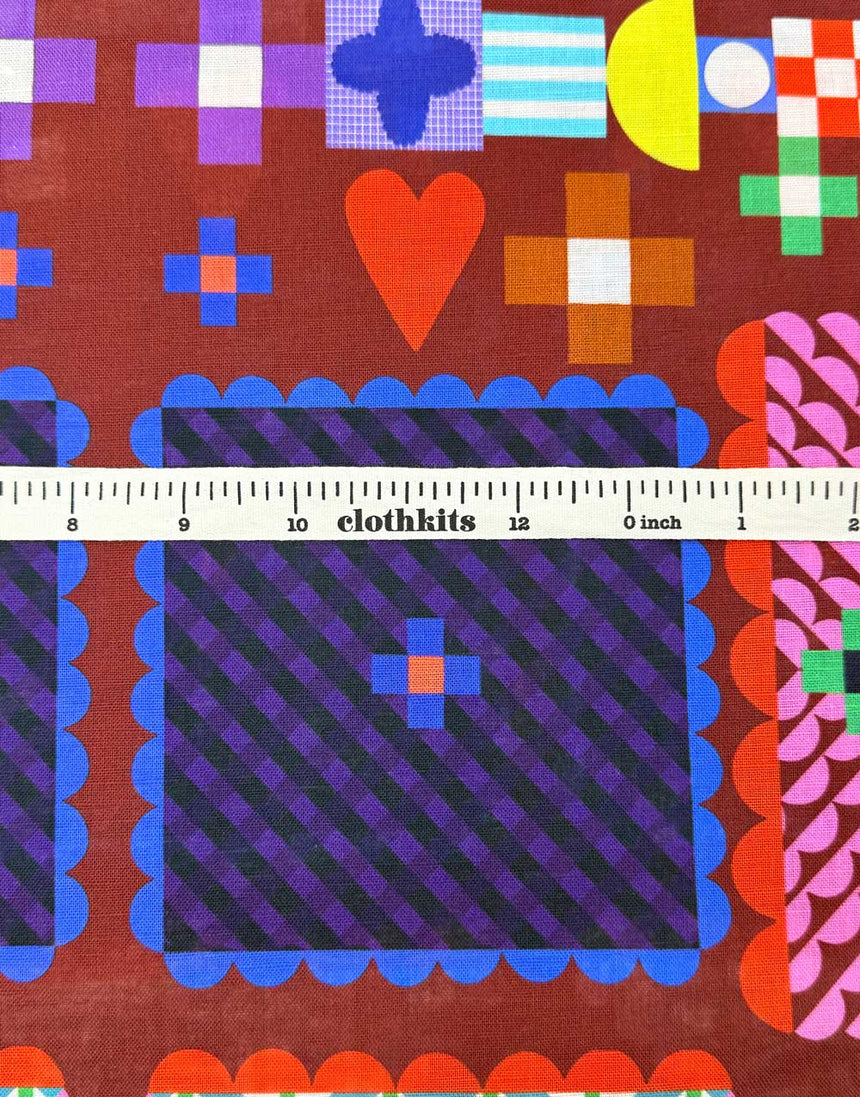 Scandi Weave Cotton Linen Fabric, Doops Designs