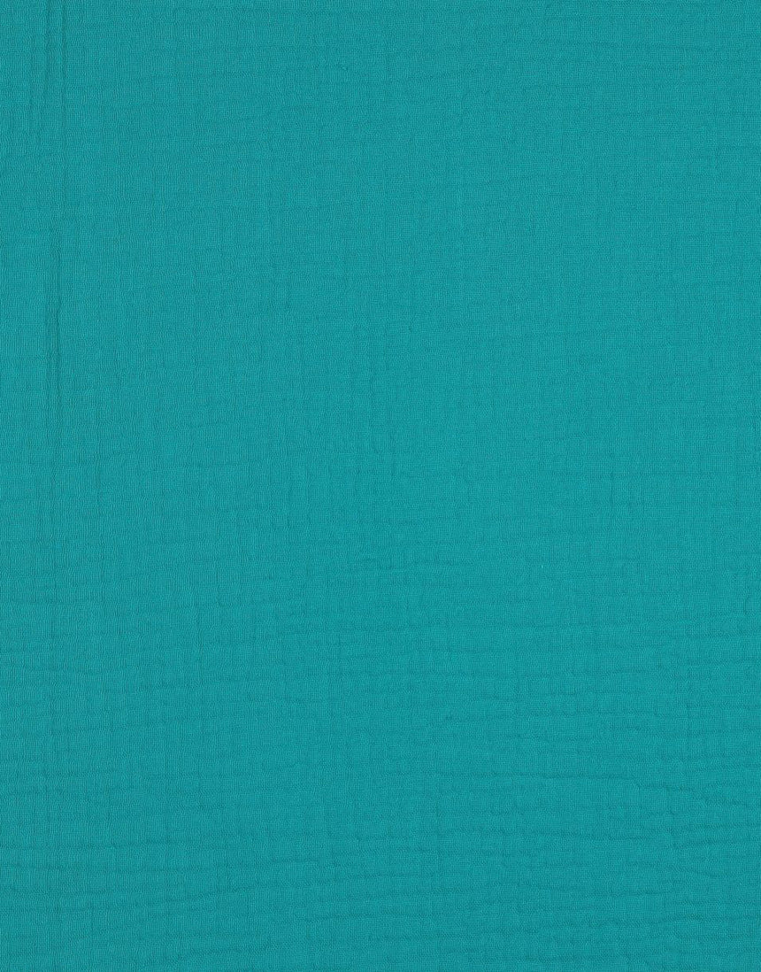 Teal Cotton Organic Double Gauze