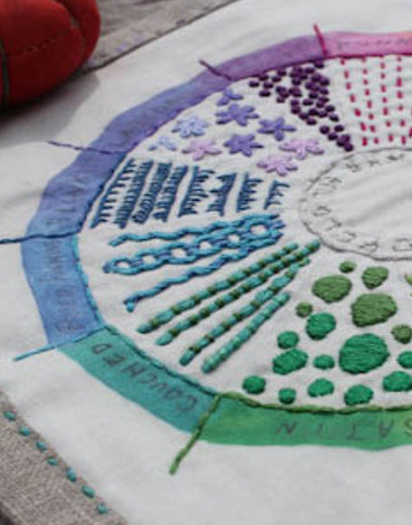 Colour Wheel Embroidery Sampler Kit by Dropcloth