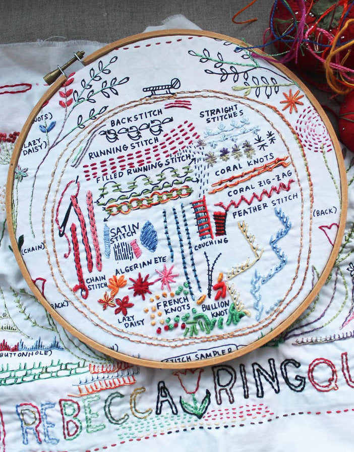 The Original Embroidery Sampler Kit by Dropcloth