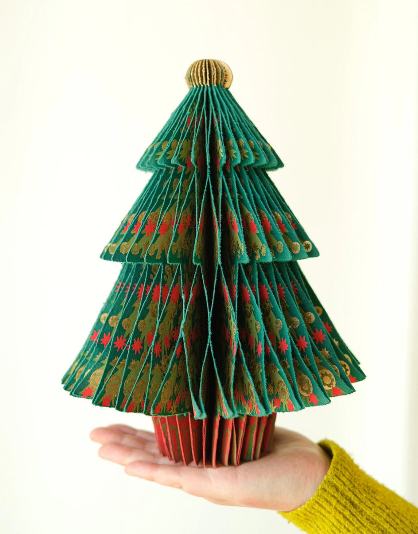 Christmas Fir Tree Honeycomb Decoration, East End Press