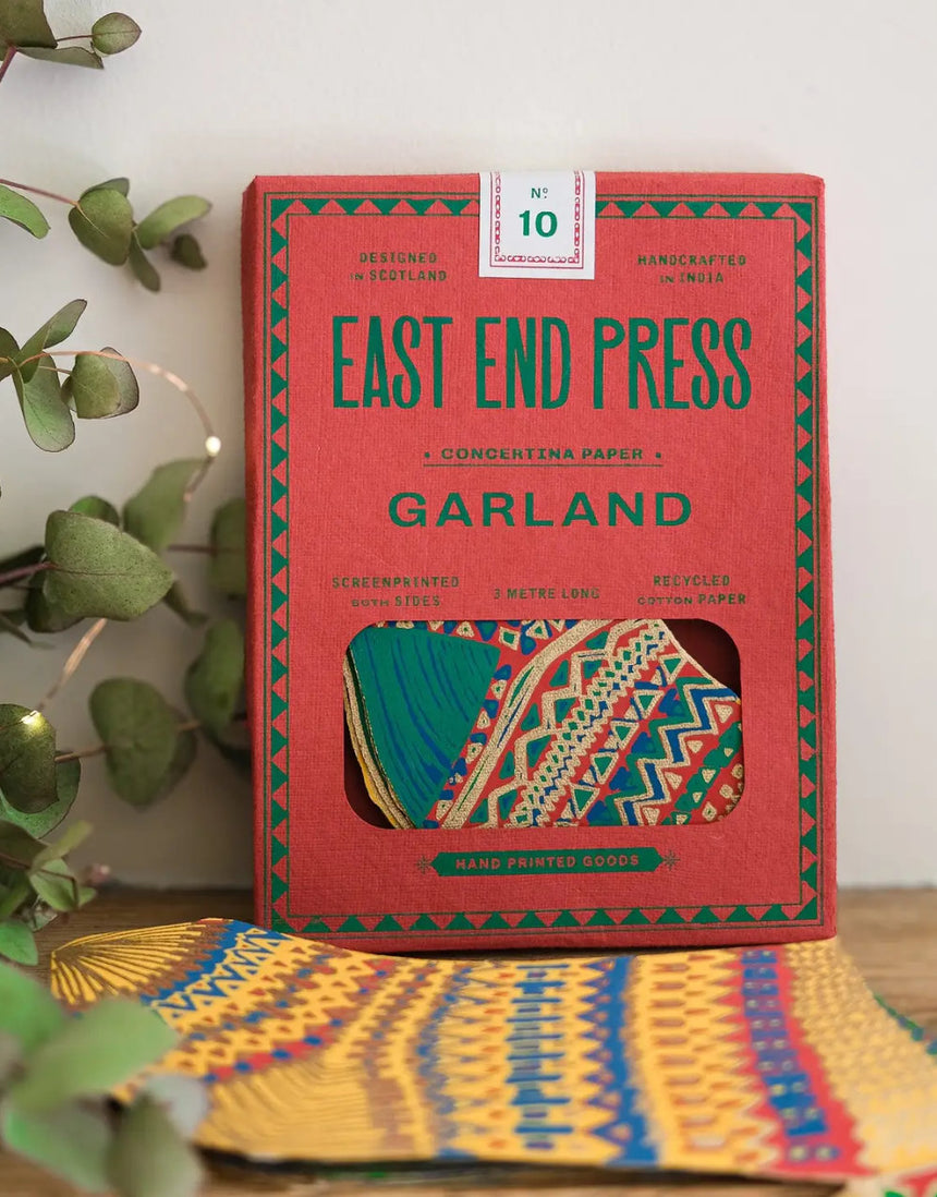 Stockings Concertina Garland, East End Press