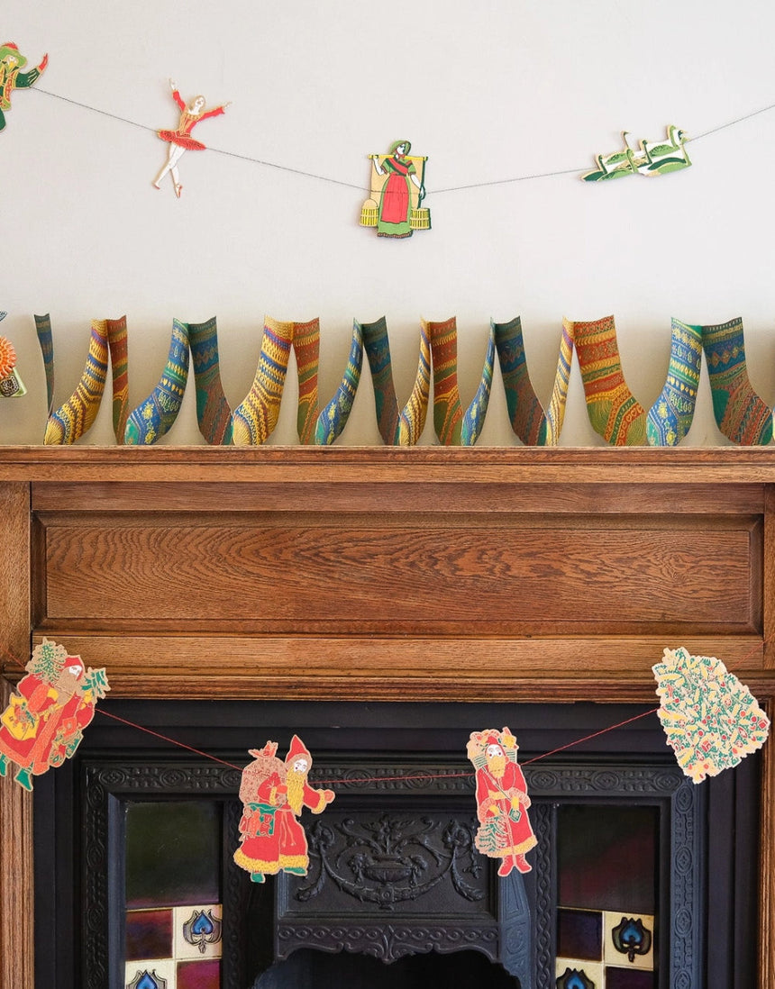 Stockings Concertina Garland, East End Press