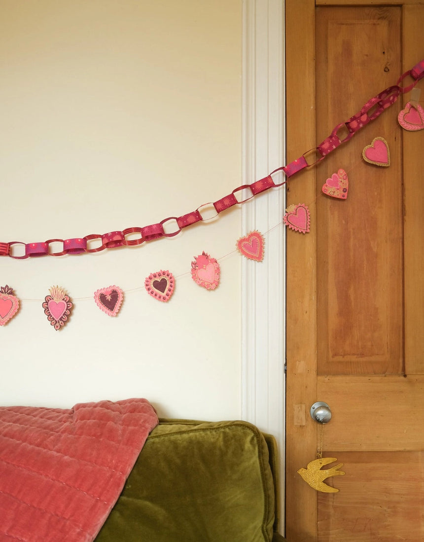 Sweet Hearts Paper Garland, East End Press