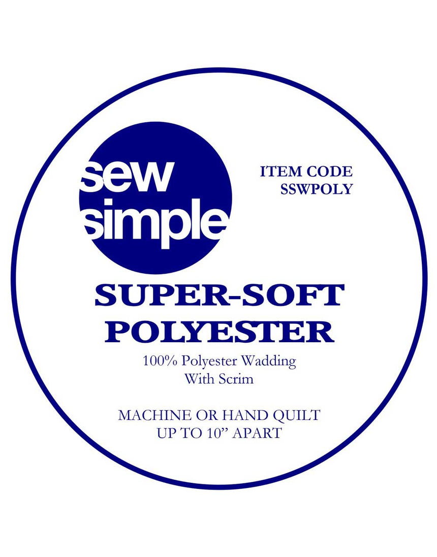 Supersoft Polyester Wadding 90"