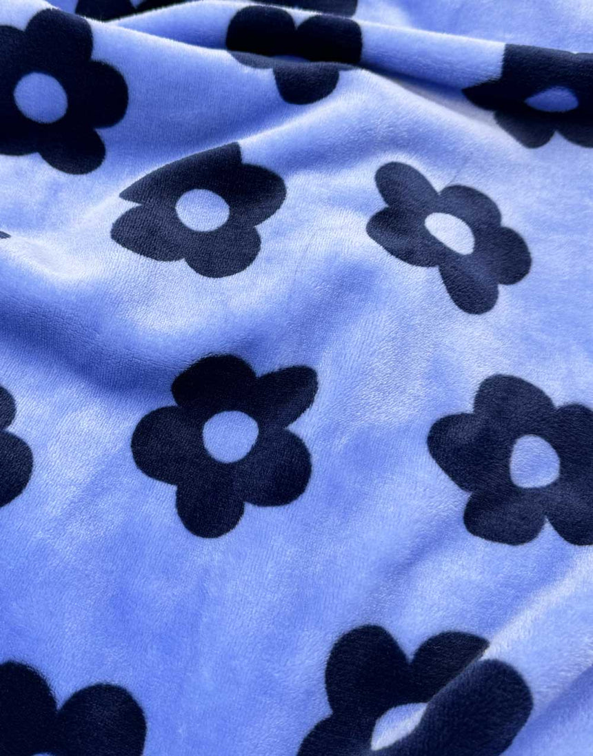 Cosmic Daisy Fleece Fabric